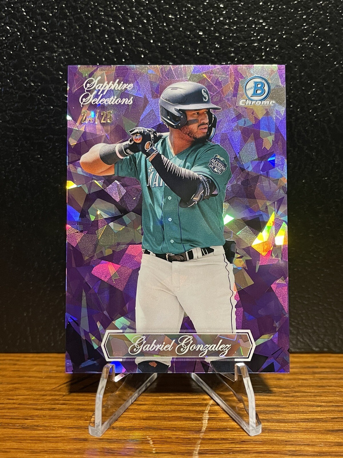 2023 Bowman Chrome Sapphire Selections Purple Gabriel Gonzalez 24/25 BSS-12