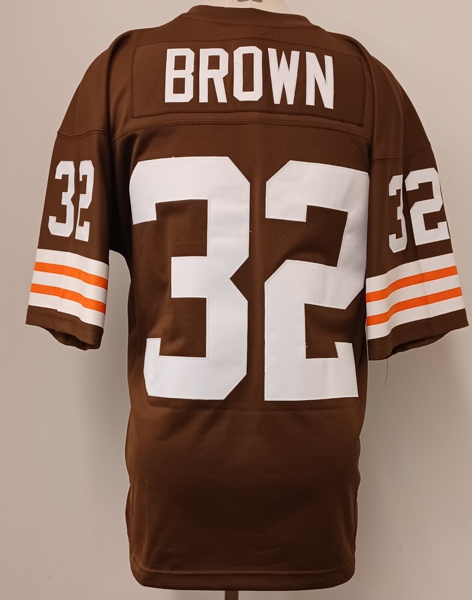 Mitchell & Ness製 NFL CLE ジム・ブラウン ゲームシャツ Mitchell & Ness NFL 1963 Cleveland Browns Jim Brown TC