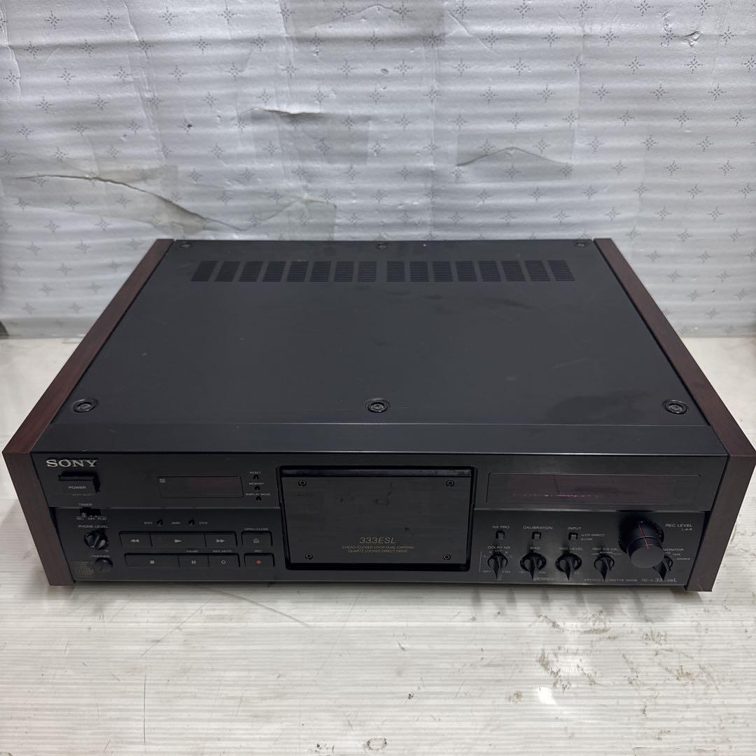 ソニー SONY カセットデッキ TC‐K333ESL 【ジャンク品】♡I18 ジャンク】SONY TC-K333ESL STEREO CASSETTE DECK