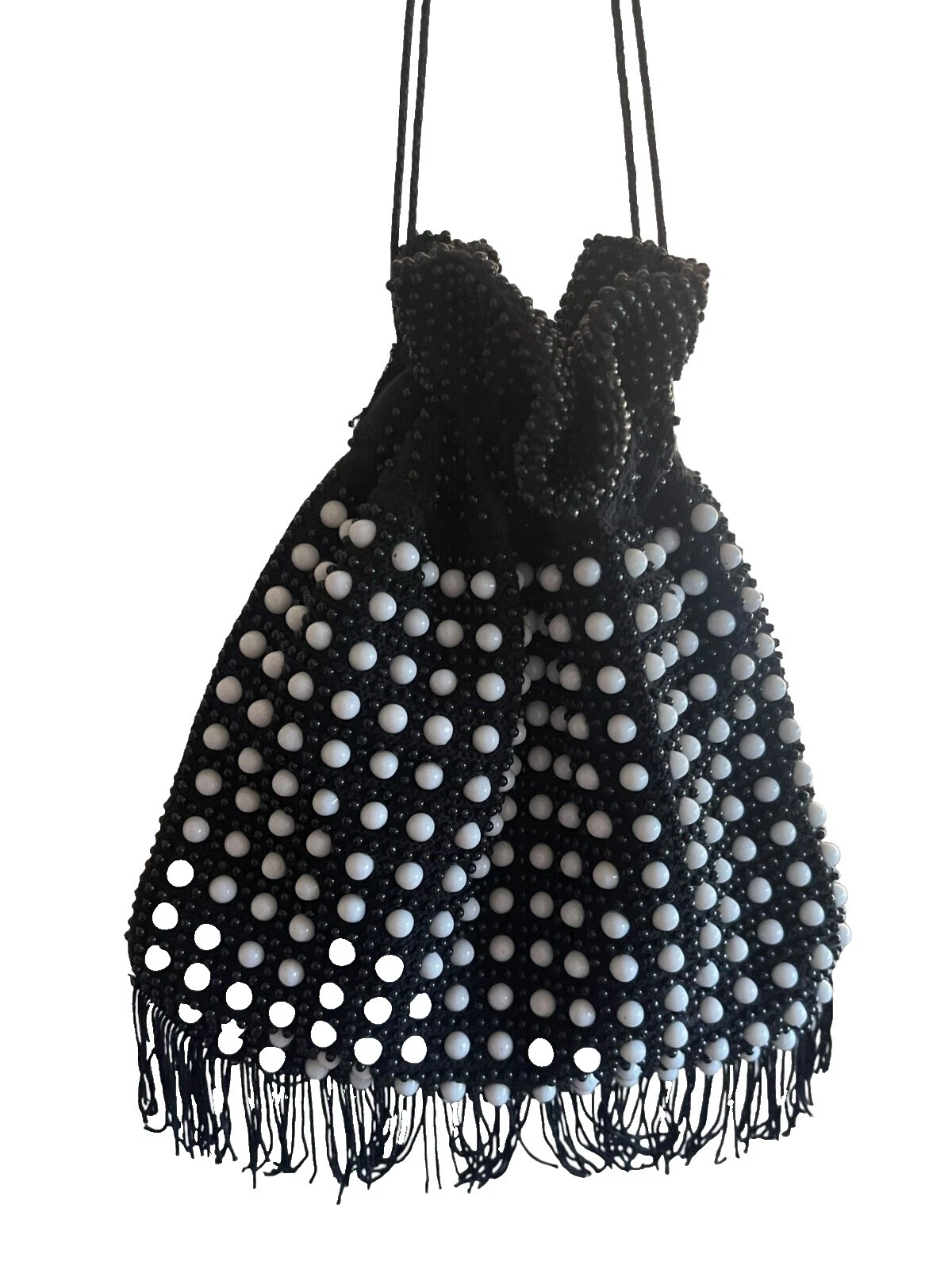 Franjas de Bolinhas Bolsas e Sacolas femininas