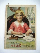 Charming Vintage "Jell-O" Booklet w/ Colored Pictures & Recipes  *