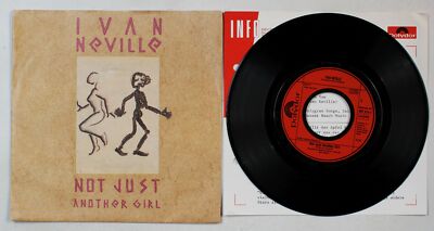 Ivan Neville Not Just Another Girl EU 7inch Vinyl Single 1988 + PR-Insert