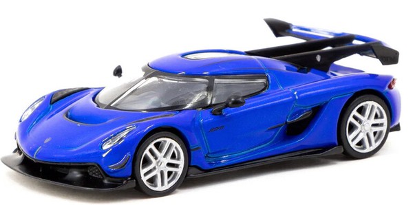 Tarmac T64G-TL052-BL Koenigsegg Jesko Attack Blau MaßStab 1:64 Modellauto-image