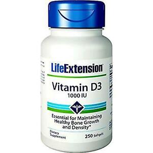 Life Extension Vitamin D3 1000 Iu 250 Softgels