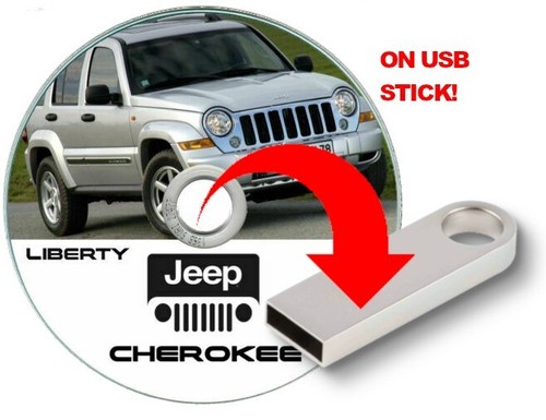 Jeep Cherokee Liberty (KJ) 2001-08 manuale officina per i sistemi Win/Mac su USB - Foto 1 di 4