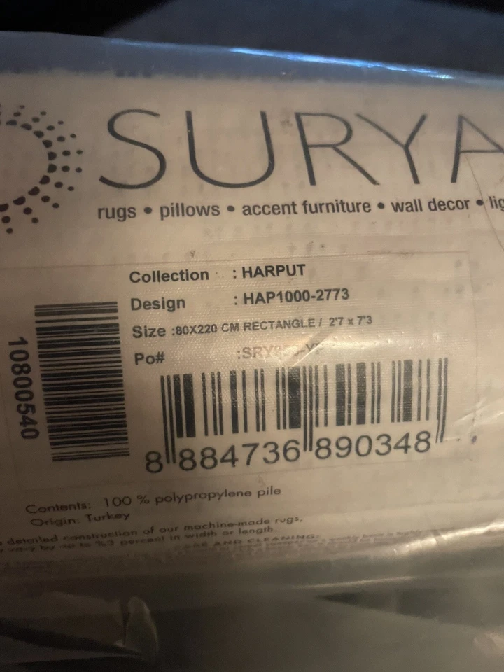 Surya HAP1000-2773Yellow Harput 2’7 X7’3 Rectangle Traditional  Area Rug - Image 3 of 3