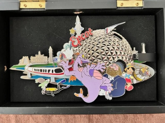 FIGMENT SUPER JUMBO PIN - LIMITED EDITION 1000 - SPACESHIP EARTH PLUS - NEW!