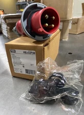 Hubbell NSB HBL432P3W Plug Pin And Sleeve 3P 32A 440V Red 4Wire