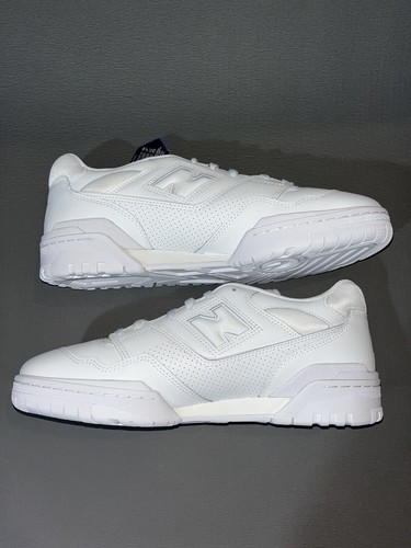 New Balance 550 USA Triple White BB550WWW Men's Size 13 Basketball Shoes - Picture 3 of 8