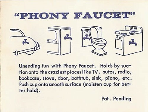 Phony Faucet - Fake Faucet Holds By Suction On The Craziest Places ...