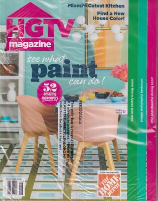 HGTV June 2023 See What Paint Can Do - 52 Amazing Makeovers (Magazine: Home Deco