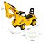 thumbnail 2  - Kids Excavator Ride On Digger Toy Children Pretend Play Bulldozer Loader Car New