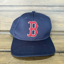 OC Sports Boston Red Sox Hat Youth One Size Blue Strap Baseball Cap MLB Sports