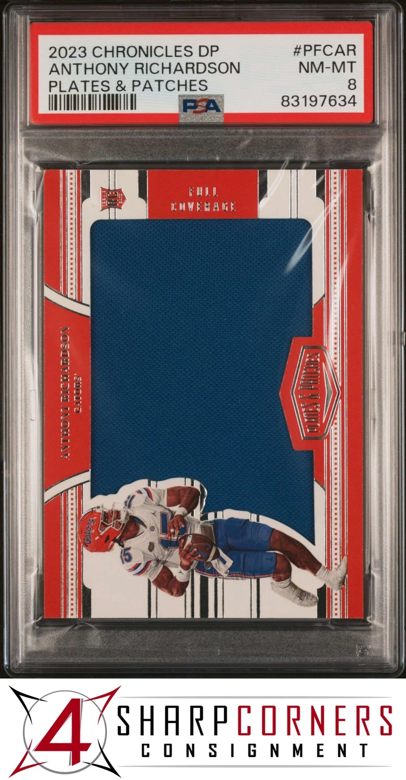 Anthony Richardson Panini Chronicles Draft Picks Plates & Patches #PFCAR Base