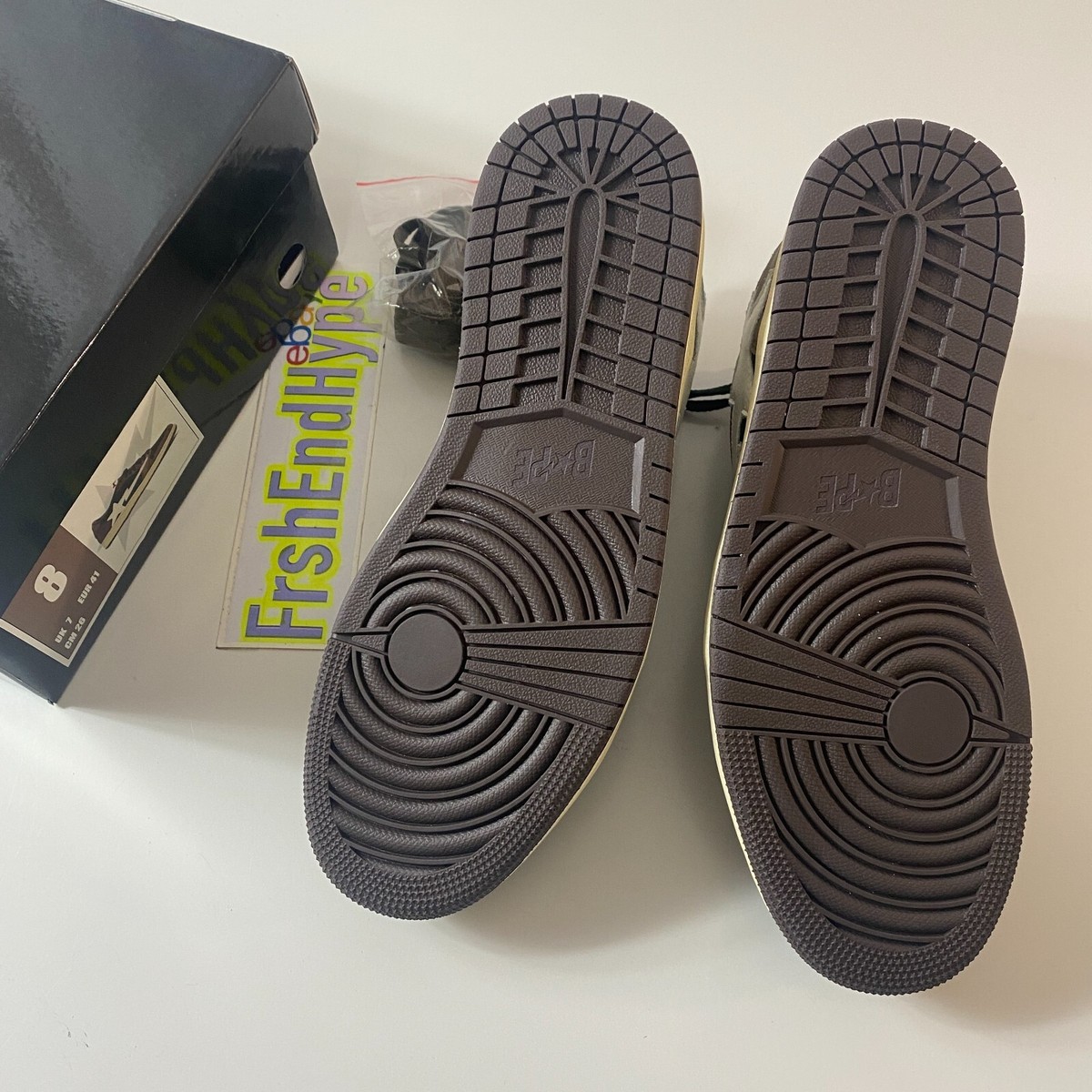 Indigo Studios LA V1 Mocha Sz 8 Travis Scott Inspired Indigo Studios LA V1 Mocha Sz 8 Travis Scott Inspired