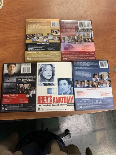 Grey’s Anatomy Seasons 1-5 DVD Set TV Series 1 2 3 4 5 - Picture 2 of 2