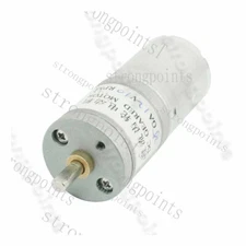 High Torque Speed Reducing Cylinder DC Gear Motor DC12V 10RPM 1PC