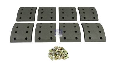 Trommelbremsbelagsatz Achssatz DT Spare Parts 6.95003  W:150mm S:185mm
