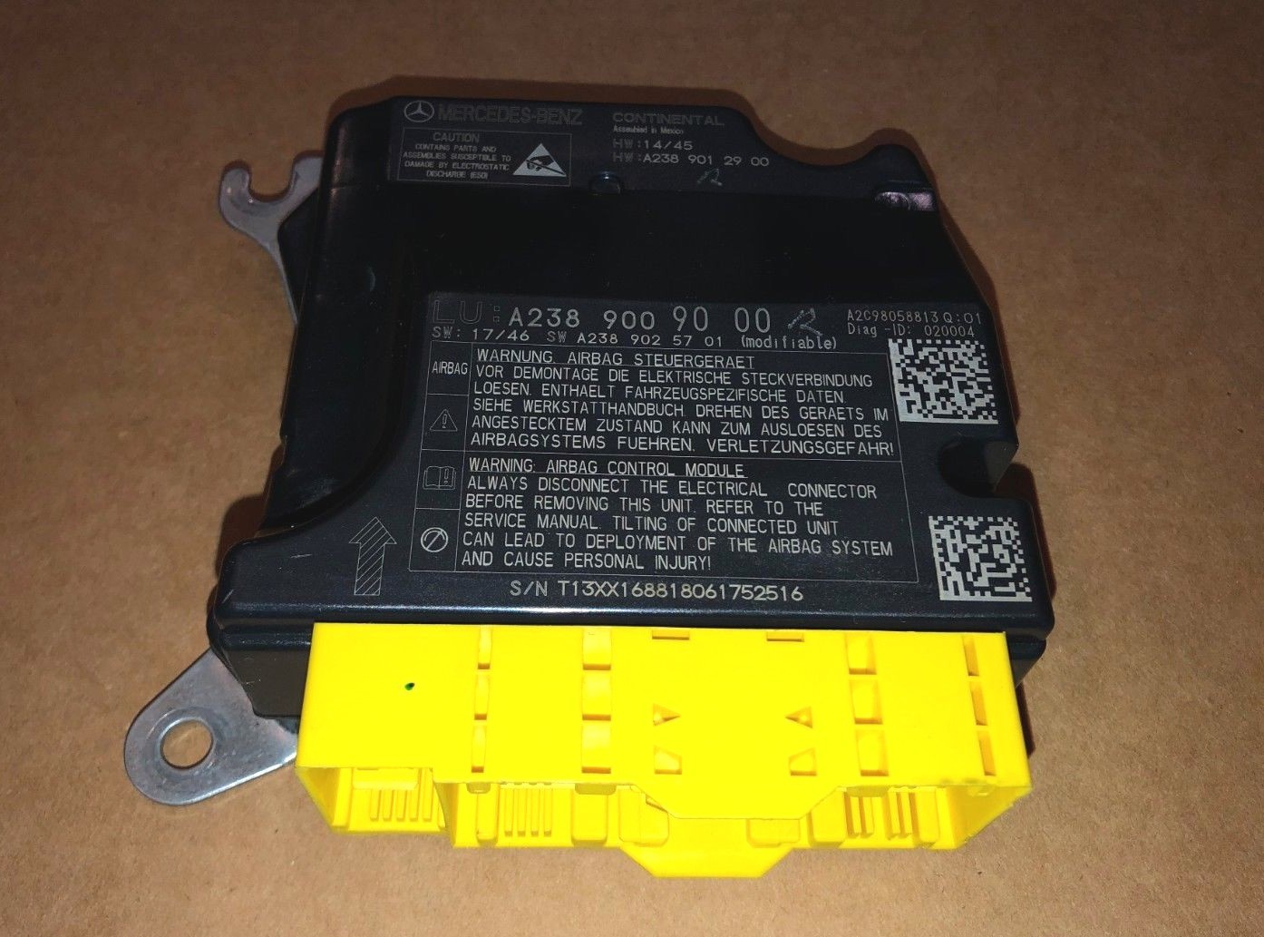2020 MERCEDES S560 S63 C300 C63 C43 CONTROL MODULE, PART 