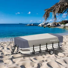 104" pontoon boat cover heavy-duty waterproof UV/dust/rain protector