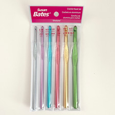 Susan Bates Silvalume Crochet Hook Set of 6 12196