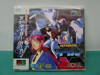 Mega CD -- Detonator Orgun -- Sega Genesis. JAPAN GAME. New & Sealed. 12721