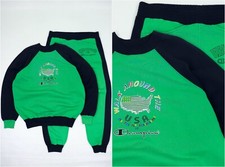 Champion Vintage 80s USA Know How 70th Anniversary Walkers Green Track Suit L-XL