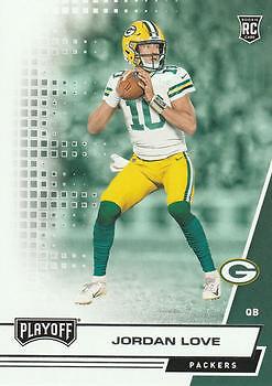Panini Playoff 2020 #204 Jordan Love Rookie quasi nuovo - Foto 1 di 2
