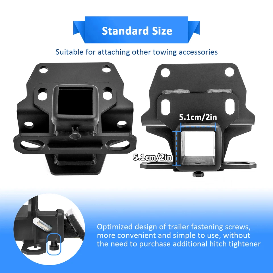 Receptor de enganche de remolque trasero de 2"" para Toyota 4runner 2003-2024 Foto 3 de 4
