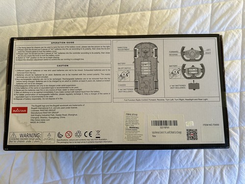 Model Remote Control 1/14 Bugatti Veyron 16.4 Grand Sport Vitesse Orange RC - Picture 5 of 9