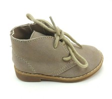 Baby Gap Boots Light Tan Kids Size US 5 Lace Up Block Heel Used Good Condition
