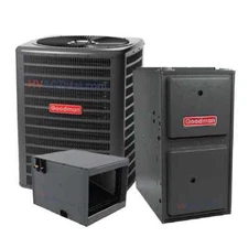 GOODMAN 3 TON 15.2 SEER2 AC & 92% AFUE 60K BTU GAS FURNACE SYSTEM - HORIZONTAL