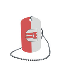 Dog Tag Flag High Felting Tyrol Dog Tag Aluminium 30 x 50 mm