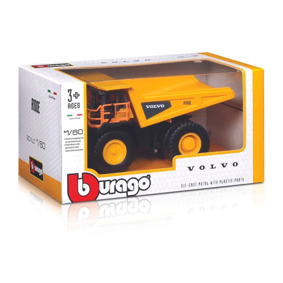 18-32089 Bburago - Camion Volvo R100E Rigid Hauler - Scala 1:60 - Immagine 2 di 2