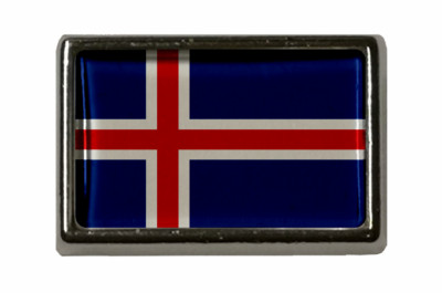Pin Island Anstecker Fahne Flagge Anstecknadel
