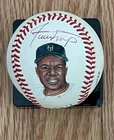 Willie Mays Signed Official National League Baseball Hand Painted JSA COA
