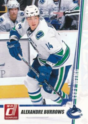 2010-11 Donruss #116 ALEXANDRE BURROWS - Vancouver Canucks