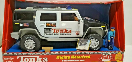 New Old Stock *RARE* ~ Tonka Mighty Motorized H2 Hummer Police Department *2002* - Picture 1 of 9