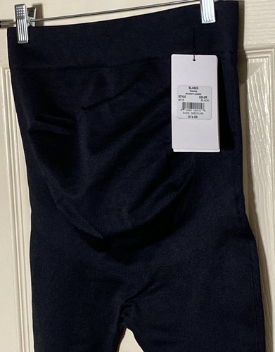 Blanqi Everyday Maternity Belly Support Leggings Black Pregnancy Medium NWT - Afbeelding 5 van 8