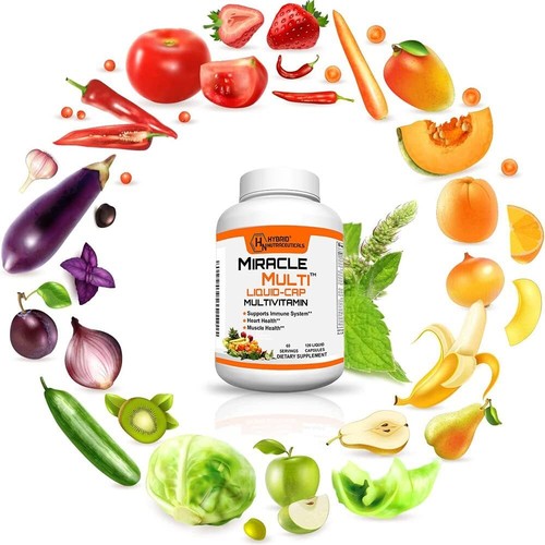 Multivitamin Softgels for Men & Women, Daily Vitamin Mineral 120 Liquid Capsules - Picture 6 of 9