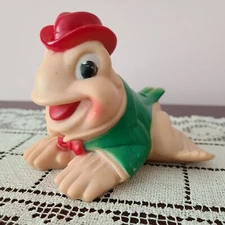 Vintage 1955 Sun Rubber Co. Frog Squeaky Toy - and it squeaks!
