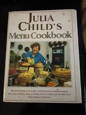 Product Image: Vintage AUTOGRAPHED By JC Julia child’s Menu Cookbook 1991 Hardcover