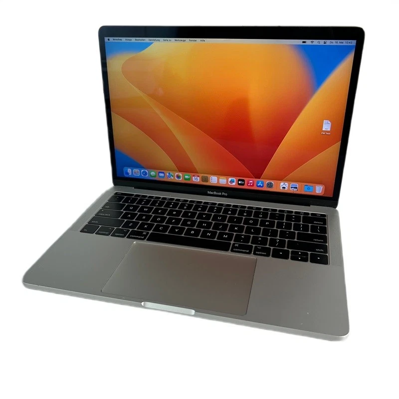 Apple MacBook Pro 2017 13,3" Intel i5-7360U 16GB RAM 256GB SSD Ventura QWERTY - Bild 3 von 4