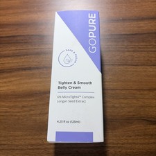 GoPure Tighten Smooth Belly Cream Exp: 7/2027 4.25 fl oz
