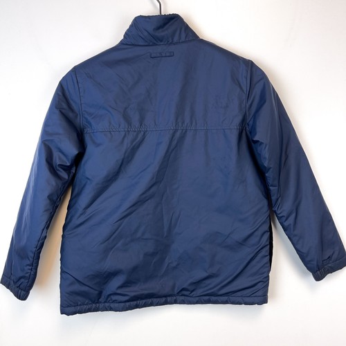 Patagonia Boys 10 Fleece Reversible Jacket Navy Blue Liner - Picture 4 of 13