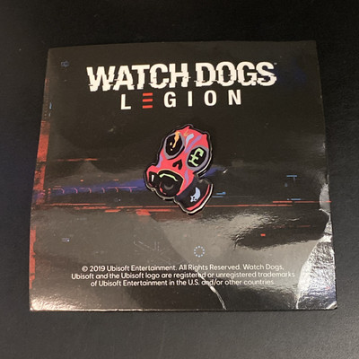 Watch Dogs Legion E3 2019 Mask Pin Ubisoft Promo