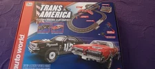 Auto World 10' Trans America Slot Race Set HO  Scale - SRS326 (NO CARS)