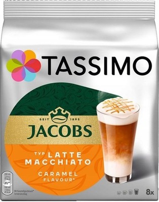 TASSIMO: Jacobs CARAMEL LATTE MACCHIATO Coffee Pods -FREE SHIPPING