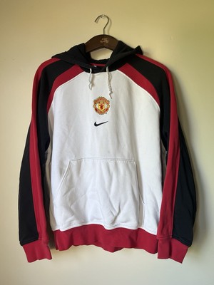 Vintage Nike Manchester United Hoodie Embroidered Center Swoosh