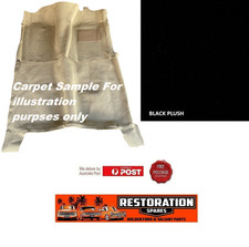 HOLDEN FX FJ SEDAN MOULDED BLACK PLUSH CARPET FRONT & REAR